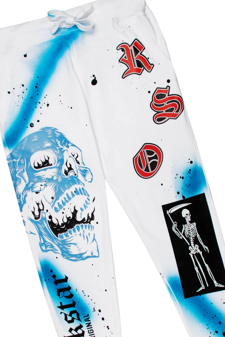 MENS TRACK SETS ROMAN DENIM JACKET/TRACKPANT SET-WHITE 6 MENS TRACK SETS ROMAN DENIM JACKET/TRACKPANT SET-WHITE