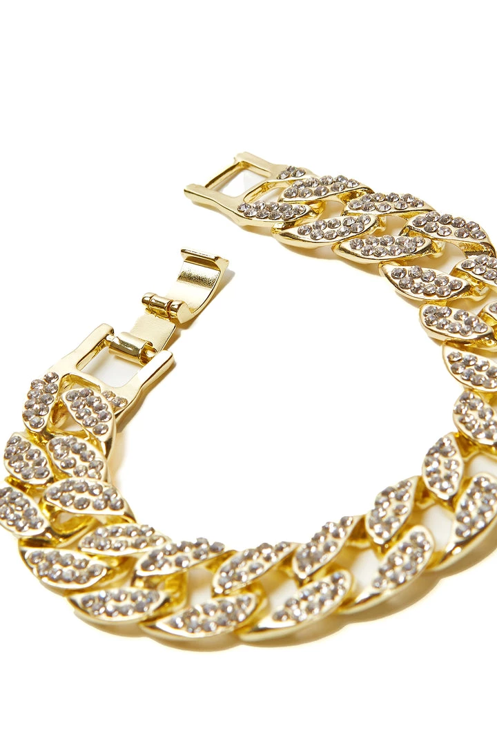 MENS ACCESSORIES TYRELL CHAIN BRACELET-GOLD 2 MENS ACCESSORIES TYRELL CHAIN BRACELET-GOLD