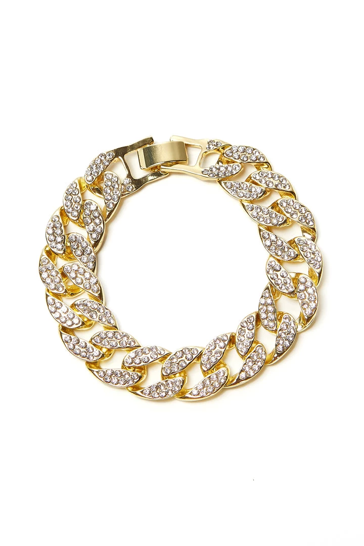 MENS ACCESSORIES TYRELL CHAIN BRACELET-GOLD 1 MENS ACCESSORIES TYRELL CHAIN BRACELET-GOLD