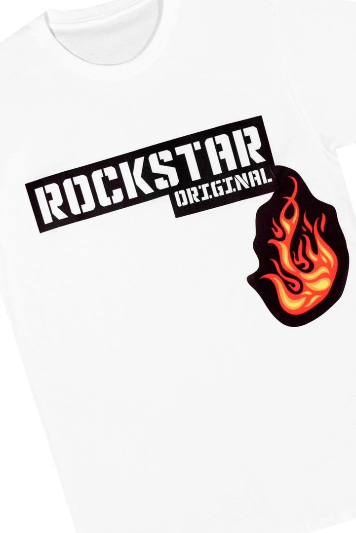 MENS TRACK SETS TATUM T-SHIRT TRACK SET- WHT 2 MENS TRACK SETS TATUM T-SHIRT TRACK SET- WHT