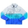MENS DENIM JACKETS TOVI OMBRE CRYSTAL JACKET- BLUE
