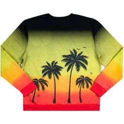 MENS HOODIES & SWEATSHIRTS TOVI OMBRE CREWNECK- BLACK/YELLOW Tops 5 MENS HOODIES & SWEATSHIRTS TOVI OMBRE CREWNECK- BLACK/YELLOW Tops