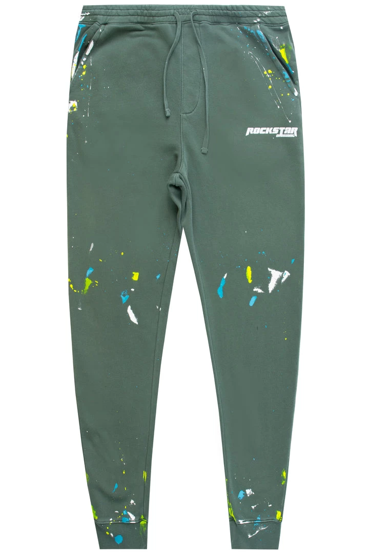 MENS PANTS Track Sets TYRO DISTRESS PAINTER JOGGER- ALPINE 1 MENS PANTS Track Sets TYRO DISTRESS PAINTER JOGGER- ALPINE
