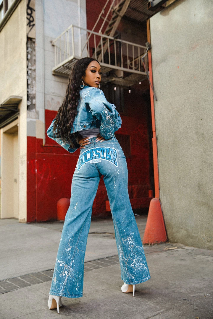 WOMENS DRESSES TRUE ICON DENIM SET-MED. WASH 2 WOMENS DRESSES TRUE ICON DENIM SET-MED. WASH