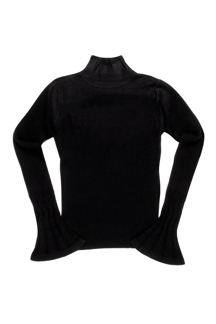 WOMENS HOODIES & SWEATSHIRTS Best Seller VERGE KNIT TOP-BLACK 3 WOMENS HOODIES & SWEATSHIRTS Best Seller VERGE KNIT TOP-BLACK