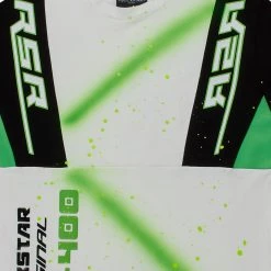 MENS TEES Tops VERTIGO GRAPHIC T-SHIRT-WHITE/GREEN