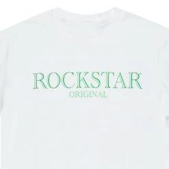 MENS TEES VICARIO GRAPHIC T-SHIRT-WHITE/GREEN