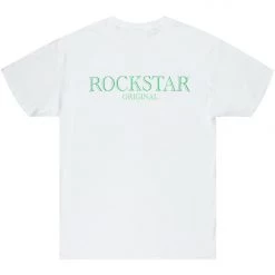 MENS TEES VICARIO GRAPHIC T-SHIRT-WHITE/GREEN