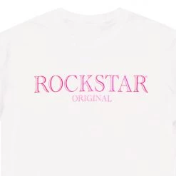 MENS TEES VICARIO GRAPHIC T-SHIRT-WHITE/PINK Tops