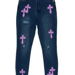 WOMENS JEANS VIVI SKINNY JEAN-MED. WASH Best Seller