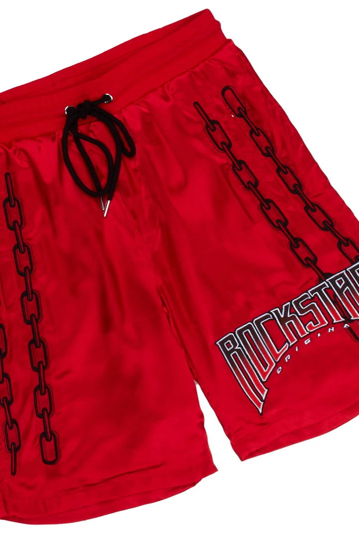 MENS SHORT SETS WAGE SHORT SET-RED Track Sets 3 MENS SHORT SETS WAGE SHORT SET-RED Track Sets