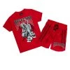 MENS SHORT SETS WAGE SHORT SET-RED Track Sets