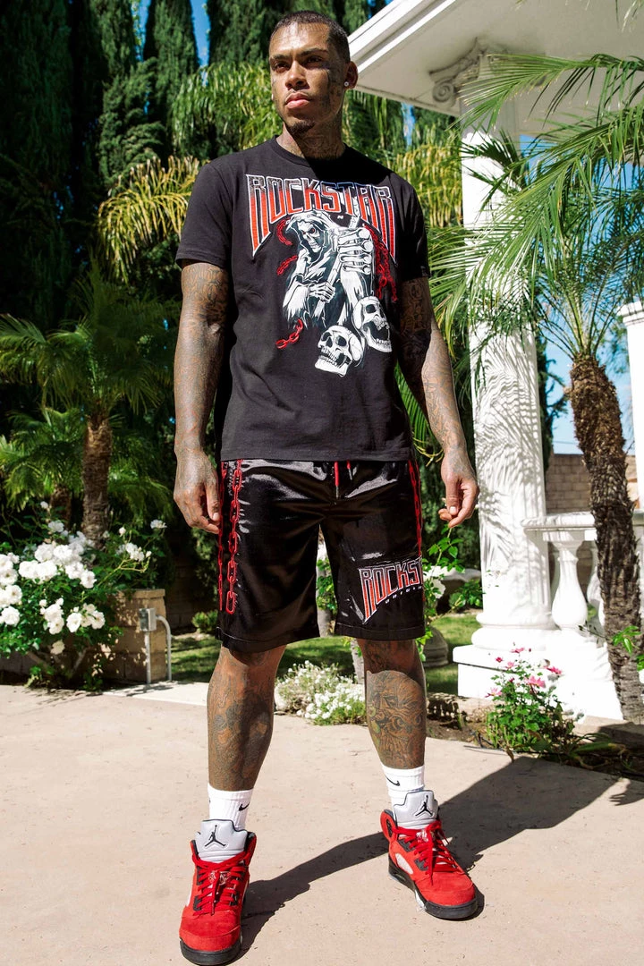 MENS SHORT SETS WAGE SHORT SET-BLACK 2 MENS SHORT SETS WAGE SHORT SET-BLACK