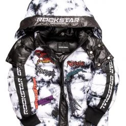 BOYS OUTERWEAR KIDS GIOVAN JACKET-BLK/WHT