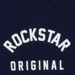 MENS TEES WREX GRAPHIC T-SHIRT-NAVY Tops