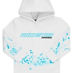 BOYS HOODIES & SWEATSHIRTS Boys White Fidel Painter Hoodie New Arrivals