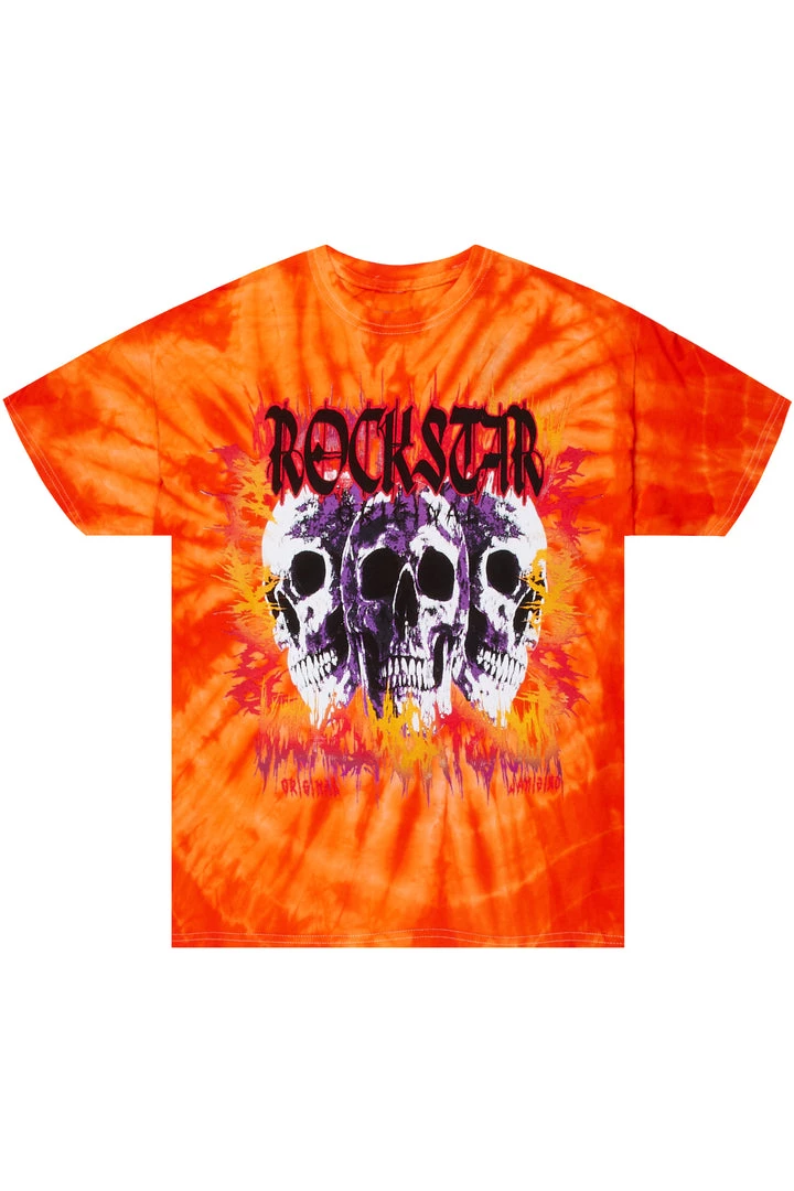 MENS TEES Tops BARAKA T-SHIRT-ORANGE 1 MENS TEES Tops BARAKA T-SHIRT-ORANGE