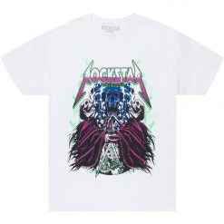 MENS TEES XENNON PRINTED T-SHIRT-WHITE