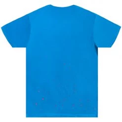 MENS TEES YERIK PRINTED T-SHIRT-BLUE Tops