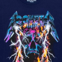 MENS TEES ZAKKERY GRAPHIC T-SHIRT-NAVY