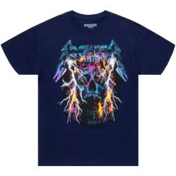 MENS TEES ZAKKERY GRAPHIC T-SHIRT-NAVY