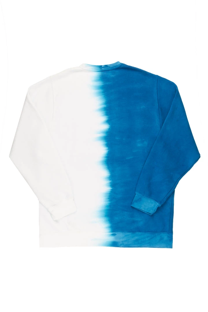 MENS HOODIES & SWEATSHIRTS ZALE CREWNECK-BLUE/WHITE 3 MENS HOODIES & SWEATSHIRTS ZALE CREWNECK-BLUE/WHITE