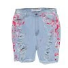 WOMENS SHORTS ZAYLEE BERMUDA SHORT-LIGHT WASH Best Seller