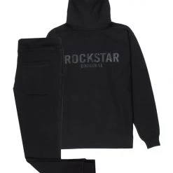 MENS TRACK SETS ZED HOODIE TRACK SET-BLACK 13 MENS TRACK SETS ZED HOODIE TRACK SET-BLACK