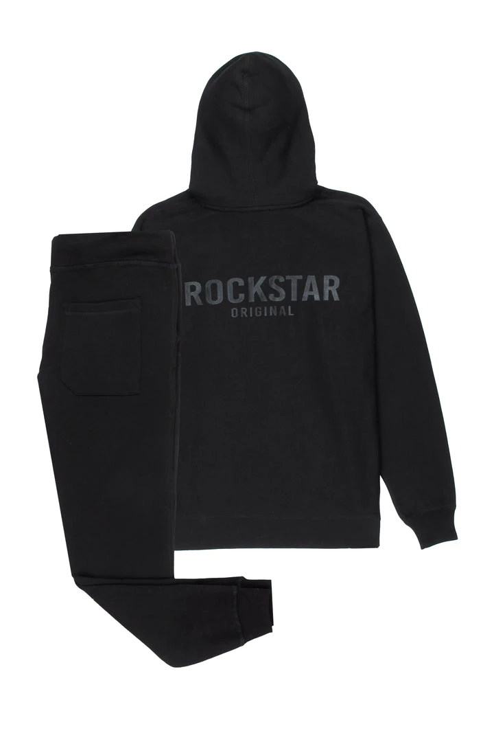 MENS TRACK SETS ZED HOODIE TRACK SET-BLACK 7 MENS TRACK SETS ZED HOODIE TRACK SET-BLACK