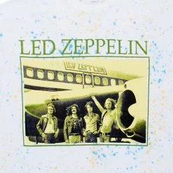 MENS TEES ZEPP T-SHIRT-WHITE/MULTI Tops