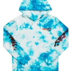 MENS HOODIES & SWEATSHIRTS Zayden Tye Dye Hoodie (Blue) Tops