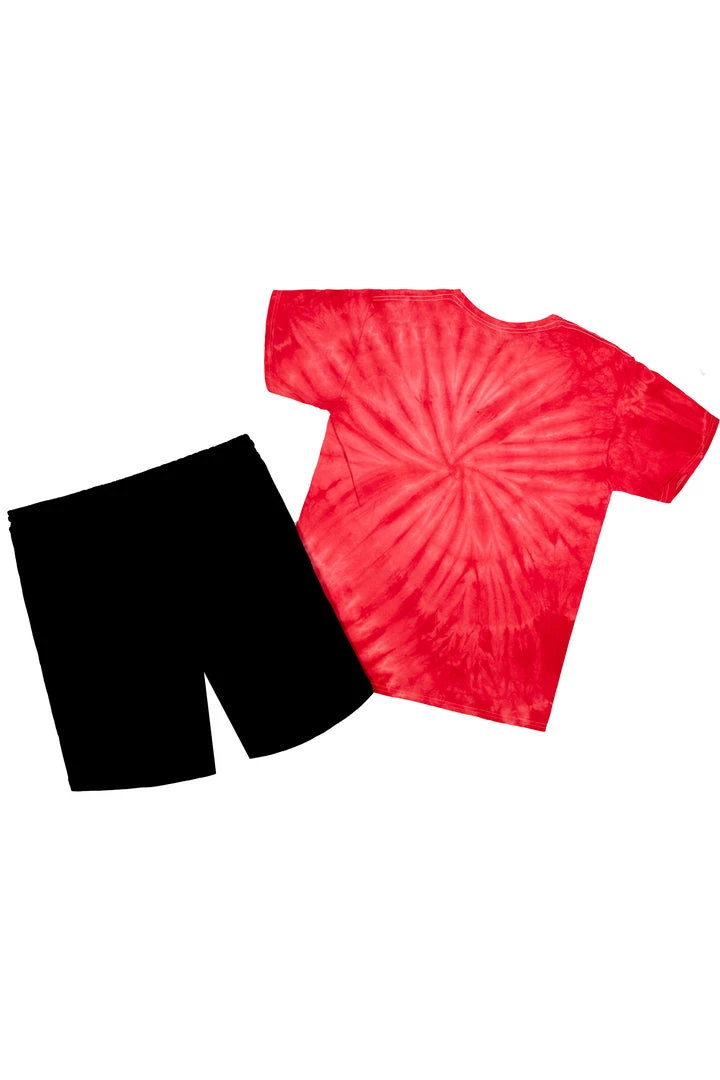 MENS SHORT SETS ZAYDEN SHORT SET-RED 4 MENS SHORT SETS ZAYDEN SHORT SET-RED