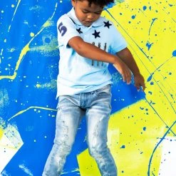 BOYS JEANS BOYS DAG 5 POCKET JEAN-LIGHT WASH New Arrivals