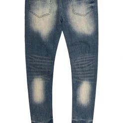 MENS JEANS DONAL PRINTED JEAN-BLUE