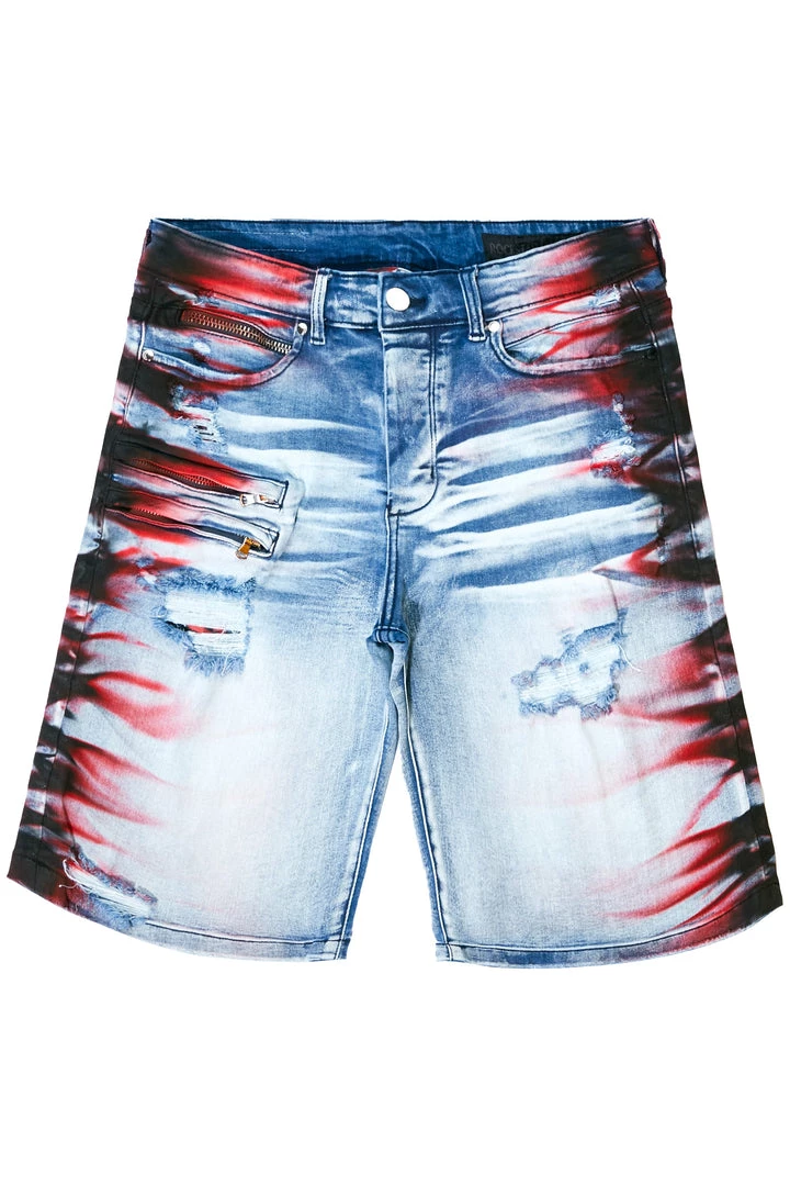 MENS SHORTS KENZO DENIM SHORT-BLACK/WHITE 1 MENS SHORTS KENZO DENIM SHORT-BLACK/WHITE