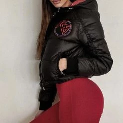 WOMENS OUTERWEAR LUCY PUFFER JACKET - BLACK