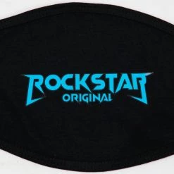 MENS ACCESSORIES Rockstar Logo Face Mask (Blue)
