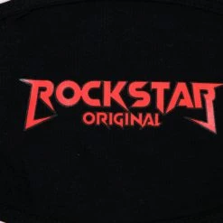 MENS ACCESSORIES Rockstar Logo Face Mask (Red)
